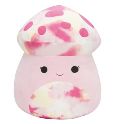 Squishmallow Molly Mushroom Soft Plush Toy Pink Multicolor