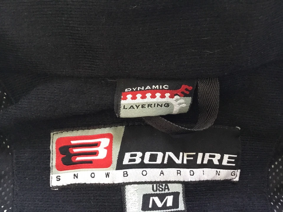 Classic Bonfire Jacket -RARE- Vintage “Gold Edition” Dynamic - SkyBlue M Unisex — 第 3/4 张图片