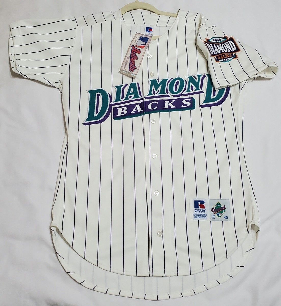 Authentic RUSSELL ATHLETIC ARIZONA DIAMONDBACKS 40 MEDIUM Authentic RUSSELL ATHLETIC ARIZONA DIAMONDBACKS 40 MEDIUM
