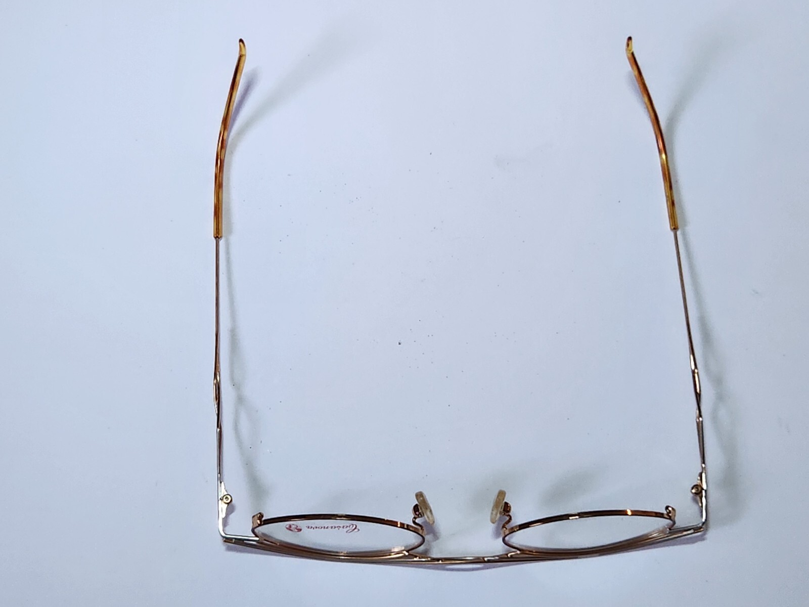 Casanova LC 45 03, Vintage 90s unique victorian small oval eyeglasses frames NOS