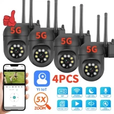 4X Wireless 5G WiFi Security Camera System Smart Outdoor Night Vision 1080P ZOOM