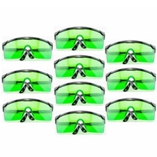 10pcs Protective Goggles for Violet/Blue 400nm-450nm Laser Safety Glasses