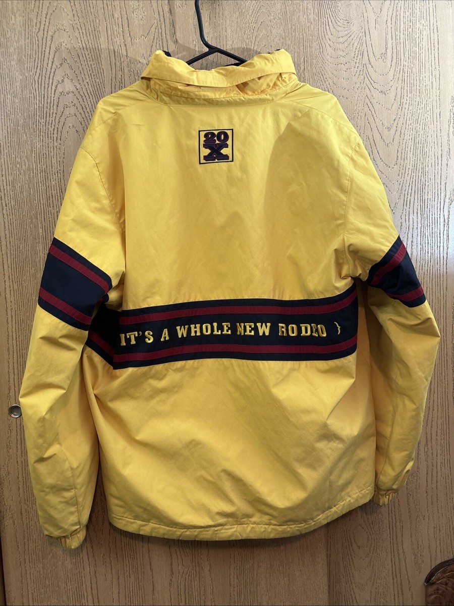 Wrangler 20x Rodeo Jacket Coat M Reversible Blue Yellow