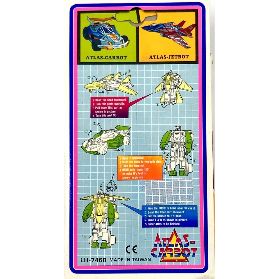 Vintage Super Atlas CARBOT Robot Transformers LH-746B - Image 2 of 4
