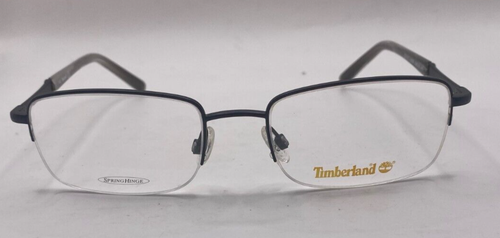 TIMBERLAND EYEGLASSES FRAMES ONLY NEW TB1117 GRAY HALF RIM 54-19-140 - Picture 3 of 8