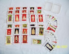 DDR - Coeur Spielkarten Romme Bridge Canasta Historische Puppen Einzelspiel