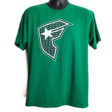 Famous Stars and Straps Green Logo Tee Size L Streetwear Club Skate Culture Y2K