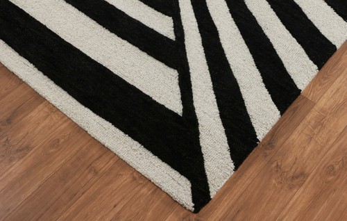 New Optical Square Pattern 8'x8' ft Handmade Tufted 100% wool Area Rugs & Carpet - Picture 7 of 12