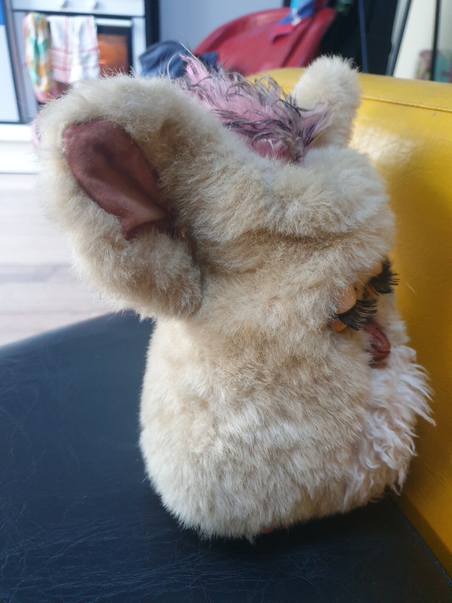 RARE FURBY ORIGINAL 1999 Tiger electronics 70-800 Vert foncé et yeux