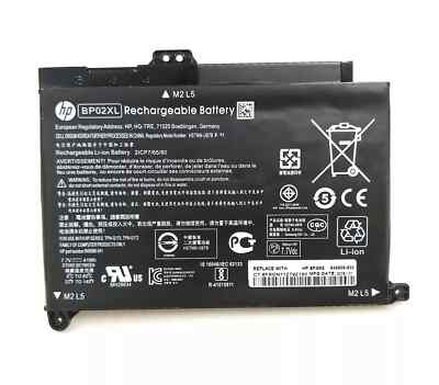 Original BP02XL Battery For HP Pavilion PC 15 AU000 Series HSTNN-LB7H 41WH NEW