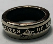 Coin Ring made from US Presidential Dollar Size 5.5