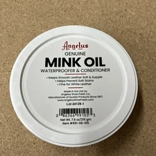 Angelus MINK OIL Paste 7.6 oz  Flat Rate shipping!