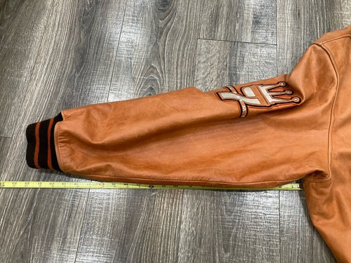 RARO ABRIGO DE CUERO PARA HOMBRE VINTAGE HIP HOP DAMANI DADA BALLER SUPREME XXL - Imagen 14 de 16
