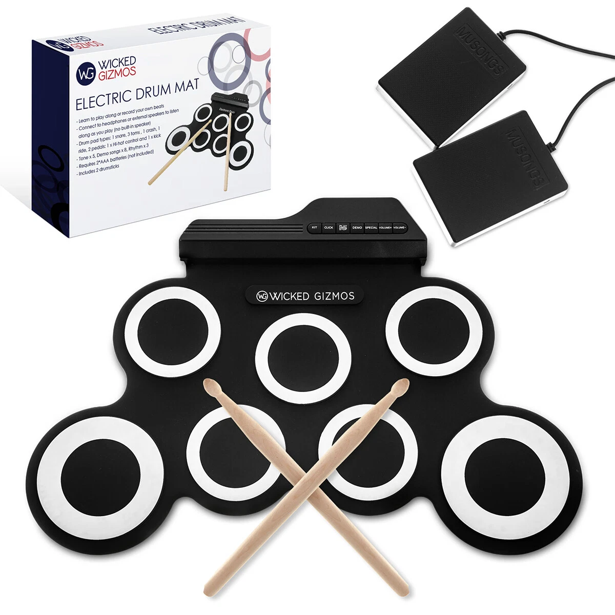 Electronic drum on sale pad set