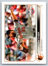 2022 Topps Series 1 - Zac Lowther #133 (RC)