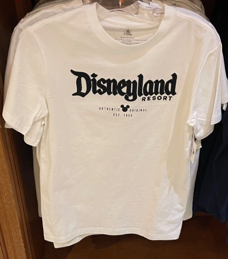 Disneyland Resort 2025 Authentic Original Adult White T