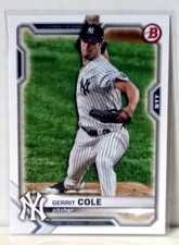2021 Bowman #65 Gerrit Cole Card