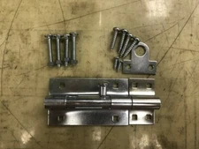 6 Inch Long Hvy Duty Steel Door Latch Slide Lock Barrel Bolt Weld/Bolt on Zinc