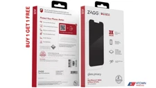 (Buy 1 Get 1 FREE) ZAGG Privacy Glass Protector for Apple iPhone 14 / 13 /13 Pro