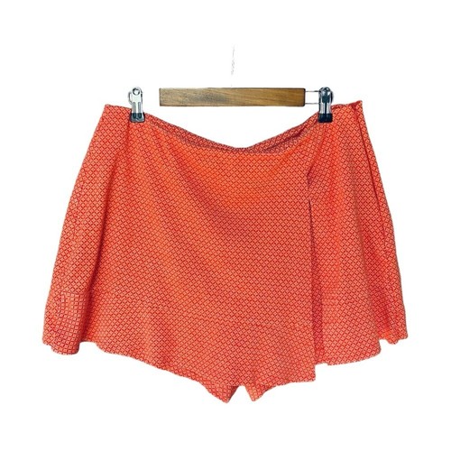 Cabi Matchmaker Skort #6360 size 16 orange