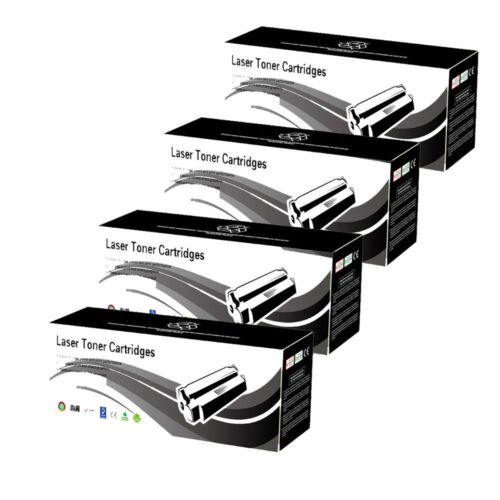 4 x Black Toner Cartridges Non-OEM Replacement For Canon 712 - 1500 Pages - Afbeelding 1 van 1