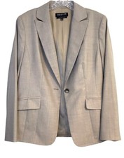 Jones New York Collection Women's Preppy Business Casual Blazer Lined Stretch 10