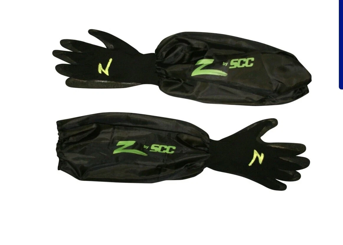 Long Sleeve Gloves for SNOW Ice Tire Chains Z Installation Waterproof grip Large