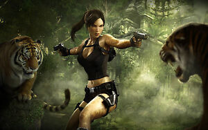 A3 Size Xbox One Ps3 Ps4 Pc Game Lara Croft Tomb Raider Poster 29 Ebay