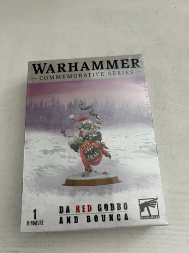 Warhammer 40K Da Red Gobbo and Bounca Christmas Limited Edition BRAND NEW OOP