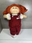 Coleco 1978 1982 Cabbage Patch Kid Signed Xavier 1985 Red Corduroy Overalls Vtg