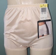 Vintage Bali Peach Freeform Panty Full Coverage 2142 Size 6 38-39 Hip 