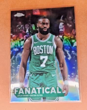 2025-26 Topps Chrome Jaylen Brown Fanatical FAN-6 SSP Case Hit