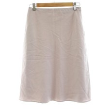 VALENTINO A Line Skirt Knee Length Plain 40 Pink CB3GN420 V1A929B KU Ladies