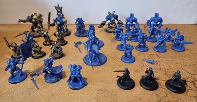 WarMachine Cygnar Sammlung - 12 Plastik & 17 Metall Miniaturen - siehe Fotos