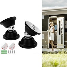2 Pack RV Magnetic Door Catch, Sturdy Door Holder for Travel Trailer Essentials