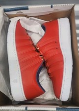 K-Swiss Classic Lx 07161639 White/red Blue Men's Tennis Shoes Size 10.5 US