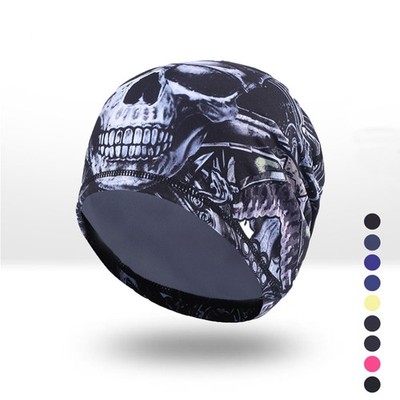 Winter Skull Caps Moisture Sweat Wicking Thin Fleece Hat Cycling Helmet Beanies