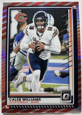 CALEB WILLIAMS Freedom! 2025 Panini Donruss Optic SSP #8 Rare Case Hit