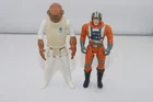 Star Wars Admiral Ackbar & Rebel Pilot Action Figure Lot Loose Vintage Toys