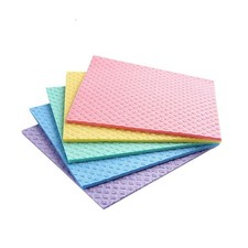 Sold By Cheapnwork Reusable Cleaning Cellulose Sponge Cloths Absorbent Wipes ...
