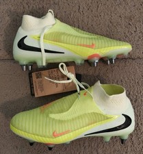 Nike Phantom 6 High Elite AG Grass Soccer Cleats Yellow IM4129-800 Mens Size 6