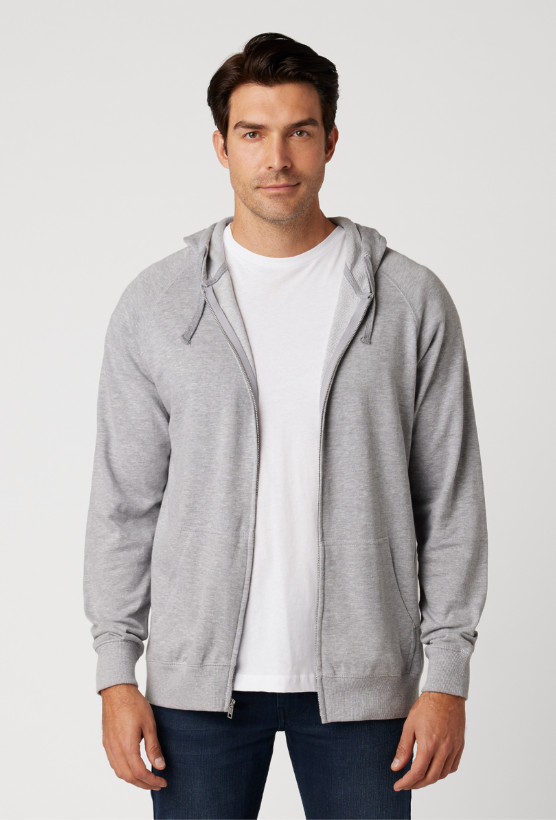 Cotton Full Zipper Hooded Sweatshirt, Free Shipping!!
