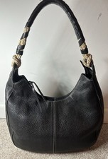 Danier Genuine LEATHER  Black Shoulder Bag Pu...