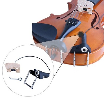 Violine Tonabnehmer Bühne Anfänger Unterricht Show Player Audio Buchse Passiv Tonabnehmer