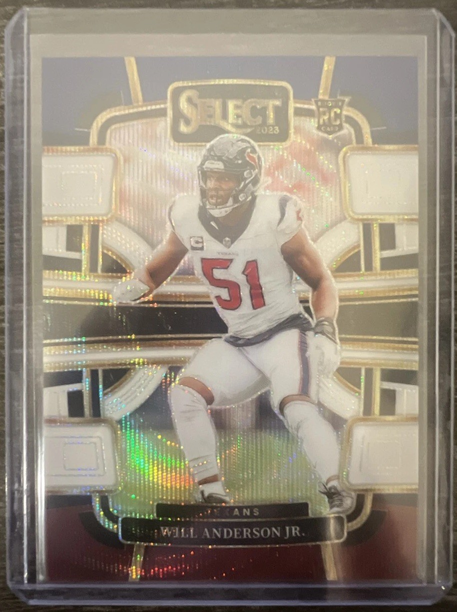 2023 Panini Select - Concourse Will Anderson #40 Tri-Color Prizm /259 (RC)
