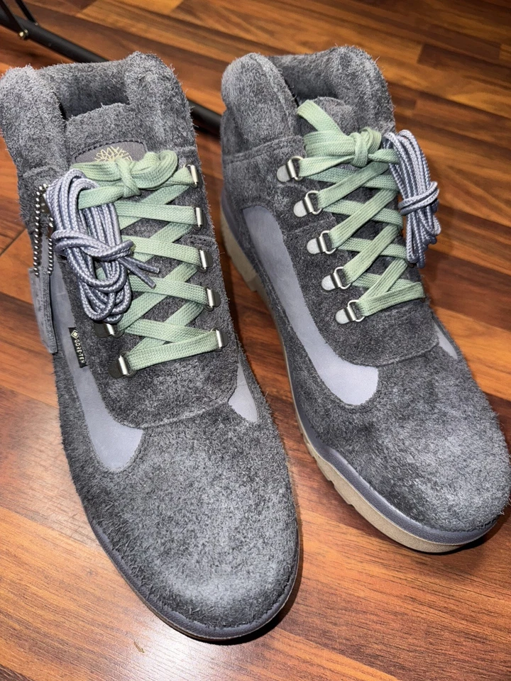 Timberland Field Boots Vibram GORTEX Dark Grey A2NRW-EEP Men's Size 10.5 NEW - Image 3 of 4