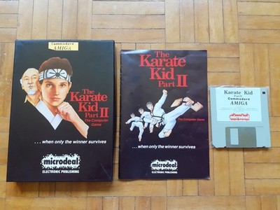 Karate Kid part 2 Commodore Amiga  Microdeal Kampfsportspiel Diskette 3,5''  rar