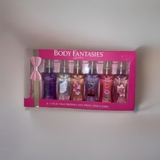 Body Fantasies Signature Set Of 6 RARE Fragrance Body Sprays 1.7oz ea. HTF NIB