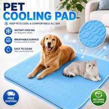 Dog Cooling Mat Pet Bed Summer Ice Pad Washable Cool Blanket For Large Dogs Cats