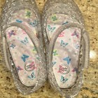 Wonder Nation Girls Clear Glitter Heart Mary Jane Shoes Size 5 — photo 2